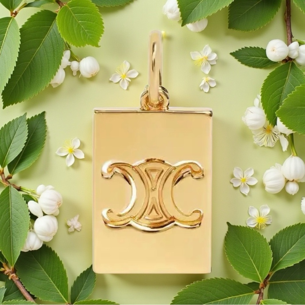 Celine Separables Triomphe Interlock Pendant - image 4